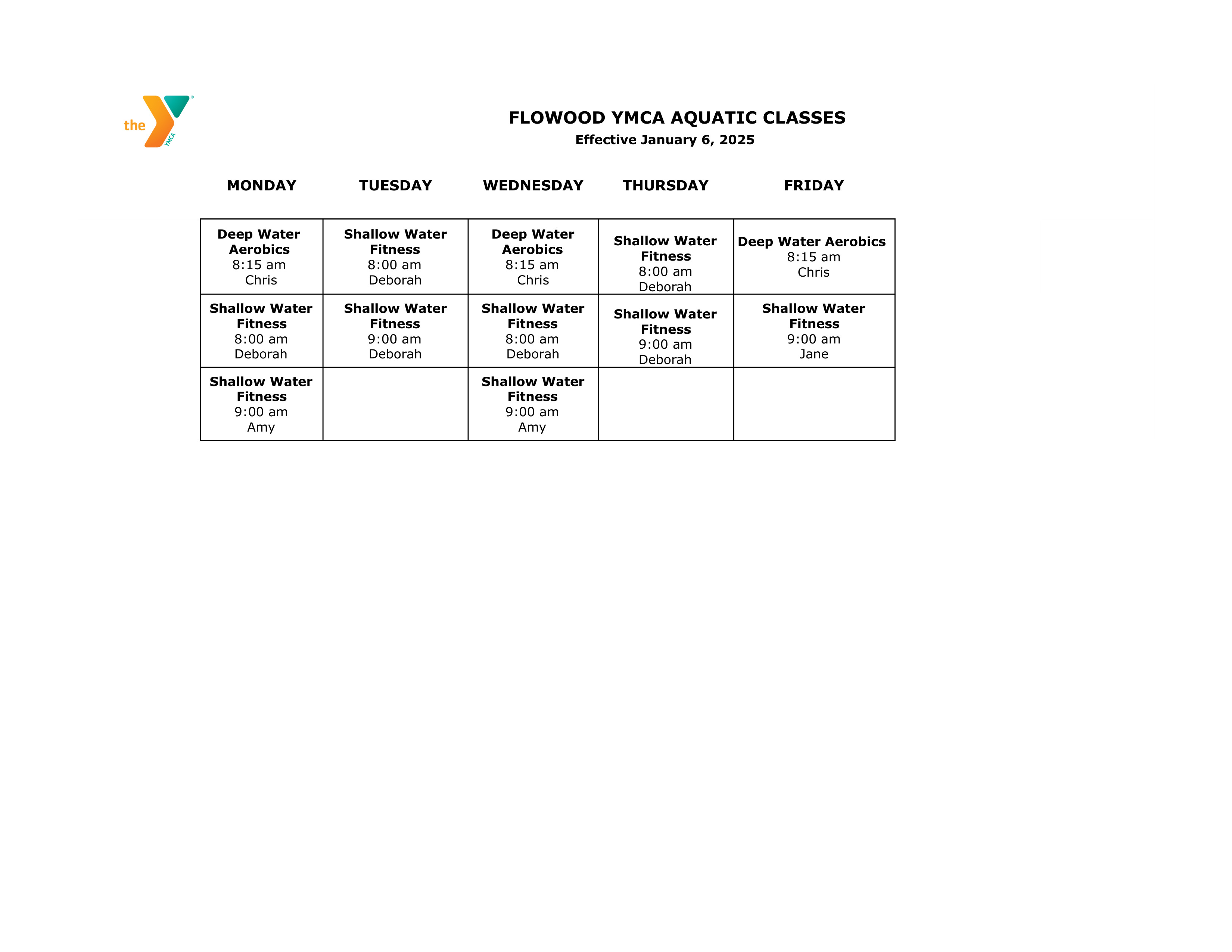 Flowood Group Exercise Schedule Metropolitan YMCAs Of Mississippi flowood-group-exercise-schedule-metropolitan-ymcas-of-mississippi